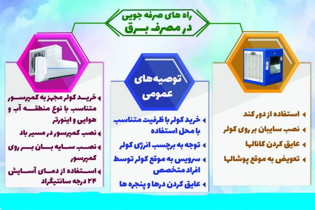 ✅ راهکار های صرفه جویی در مصرف برق