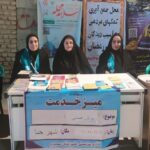 میز خدمت جهادی در شهر حنا؛ خدمت‌رسانی بی‌منت به مردم